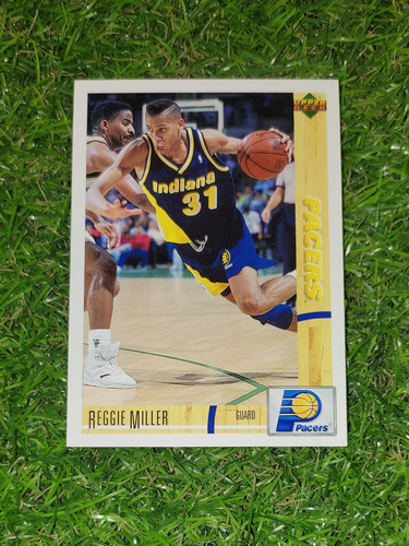 Cv Reggie Miller 1991 Upper Deck International Italia