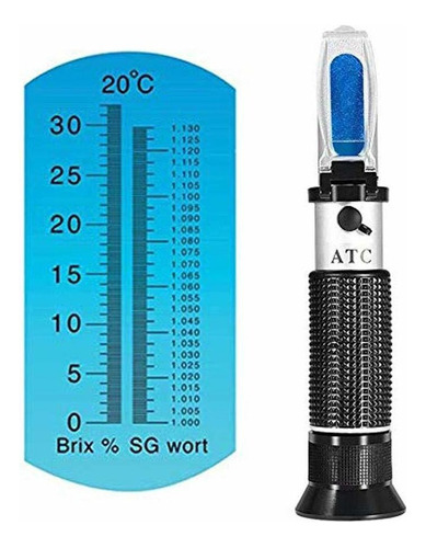Refractómetro Brix Con Atc Refractómetro Para Cerveza Vino