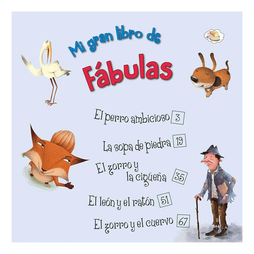 Mi Gran Libro De Fábulas Edición De Lujo Para Niños