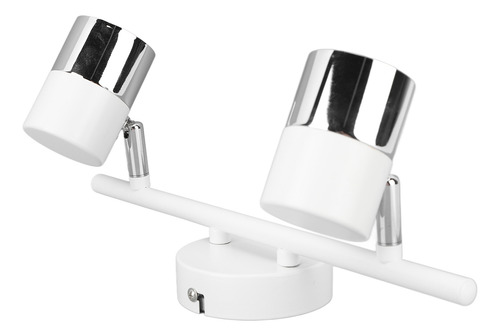 2 Track Lighting Kit Heads 13.6in Length For Gu10 Bulb White
