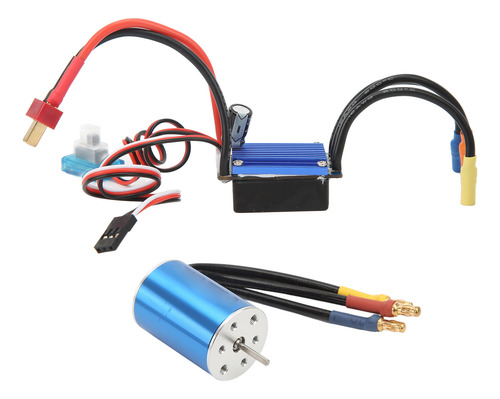 Motor Sin Escobillas Para Coche Rc Esc 2435 4800kv 25a Para