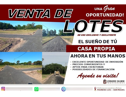 Venta De Lotes En Derqui