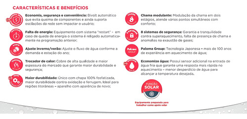 Aquecedor A Gas Rheem 30 Litros - Exaustão Forçada - Glp