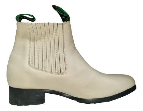 Botines charros hotsell color hueso