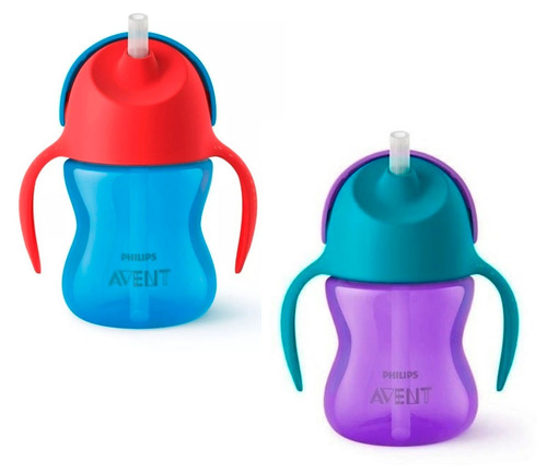 Vaso Bebe Antiderrame Avent 200 Ml 9 M+ Scf796 Babymovil 