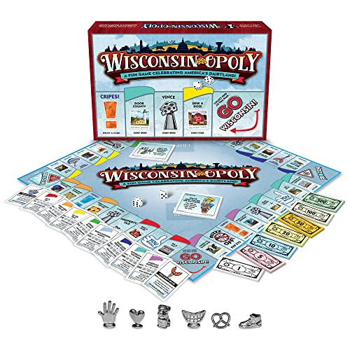 Late For The Sky - Wisconsin-opoly - Juego De Mesa Clásico C