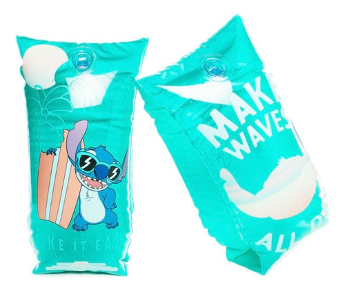 Flotadores Para Brazos Disney Stitch Pool Party Nuevos Agua