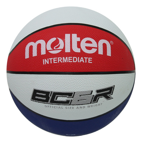 Balón Basquetbol Molten Hule Moldeado BC6R Tric-FIBA No. 6 Tricolor