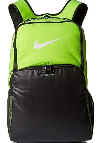 Mochila Deportiva Para Hombre Verde Juvenil Nike Brasilia Xl