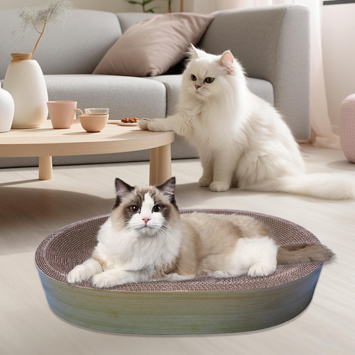 Tapete Para Arranhar Para Gatos, Brinquedo Para L De Madeira
