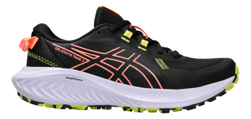 Tenis Asics Mujer Exicte Trail 2 Negro Trail Running