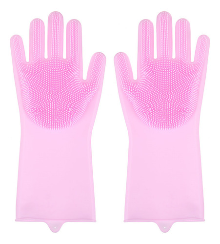 Guantes De Silicona Con Cerdas, Impermeables Y Resistentes A