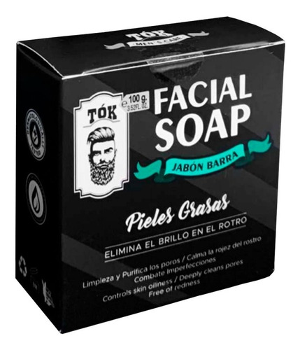 Tok - Jabón Facial Pieles Grasas 100 G