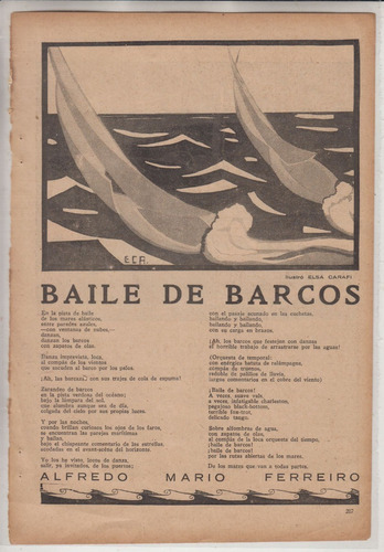 1930 Vanguardia Poema X Alfredo Mario Ferreiro Arte X Carafi