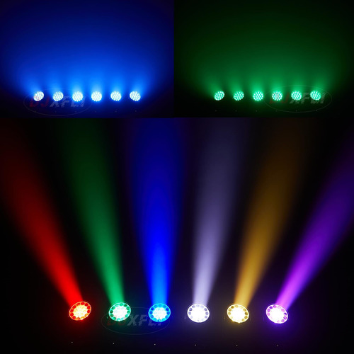 Luz De Dj Led De Escenario, Haz De Zoom, Control De Círculo