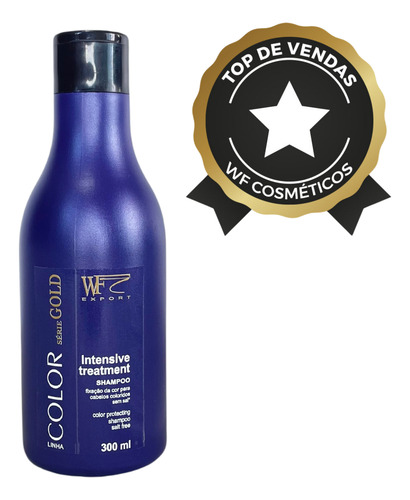 Shampoo Color Wf Para Fixação Da Cor Pós Coloração 300ml