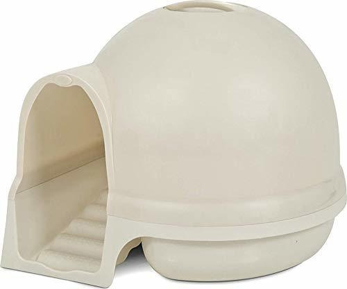 Arenera Para Gato Petmate En Forma De Cúpula, Blanco