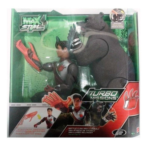 Max Steel Ataque De Grizzly Jugueteria Bunny Toys