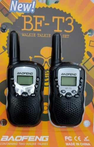 Rádio Comunicador Infantil Walk Talk Baofeng De 3 A 5 Km