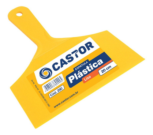 Espátula Multiuso De Plástico 20cm Lisa - Castor