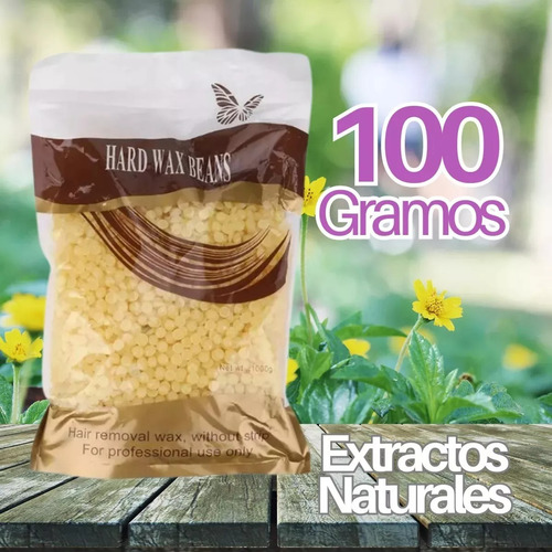 4 Cera Española Perla Rosa Lavanda Aloe Depilación Sin Tiras