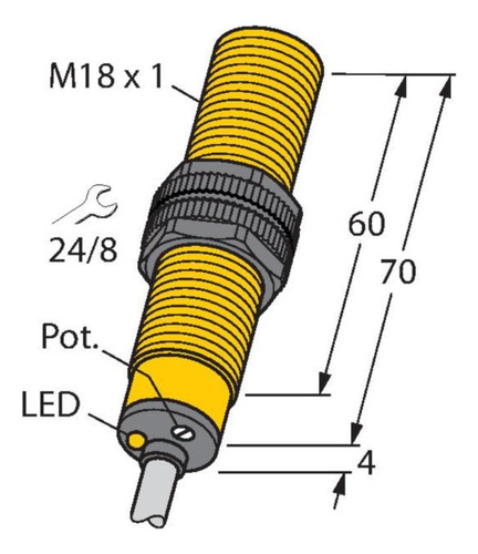 Sensor Capacitivo Turck Bc5-s18-apax 25030