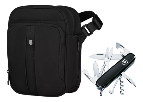 Kit Navaja Climber 91mm + Mariconera Para Tablet Victorinox