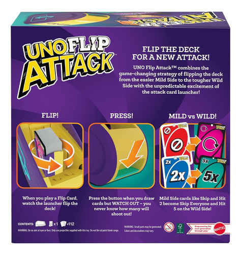 Juego De Mesa Uno Attack Con Acción Y Estrategia Inesperada