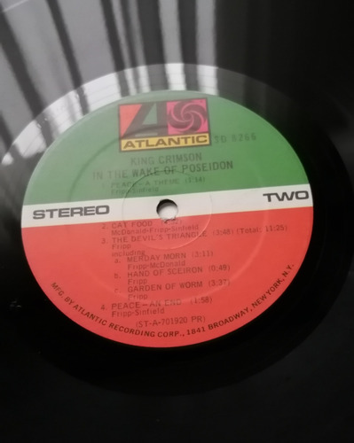 Imagen 7 de 7 de King Crimson - In The Wake Of Poseidon ( L P Ed. U S A 1970)
