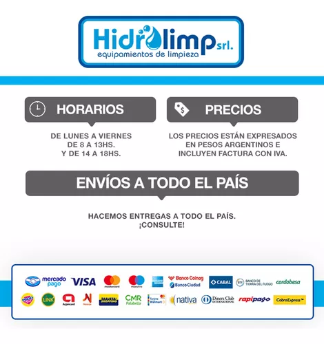 HIPPO WET Aspiradora Profesional 1 Motor 1200 W Filtro de Agua Soteco Polvo/ Líquido - Hidrolimp SRL