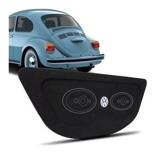 Tampão Porta Malas Fusca 59 A 96 Carpete Grafite Bagagito