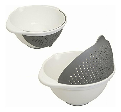 Metaltex 235112 Bowl Y Escurridor 2 En 1