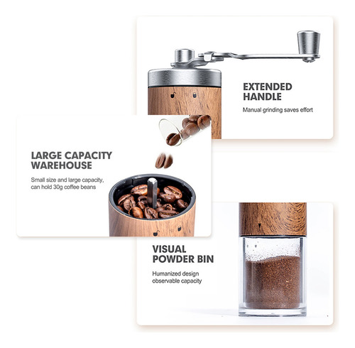 Molinillo De Café Manual Con Núcleo De Cerámica Para Home &