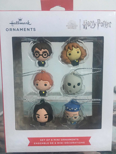 Figuras De Hallmark Ornamento Harry Potter   Paquete De 6pza
