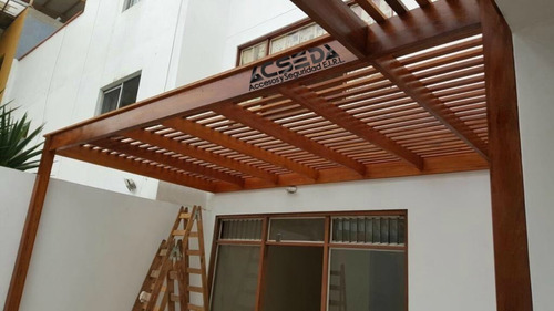 Techos Sol Y Sombra En Terraza Pérgolas De Madera