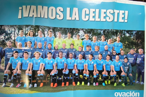 6 Revistas Carp Celeste 2 Poster, Lote Fútbol Uruguay, Cf106