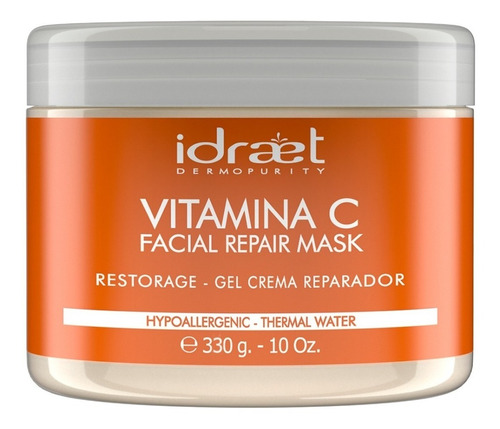 Mascara Vitamina C Reparadora Revitalizante Idraet