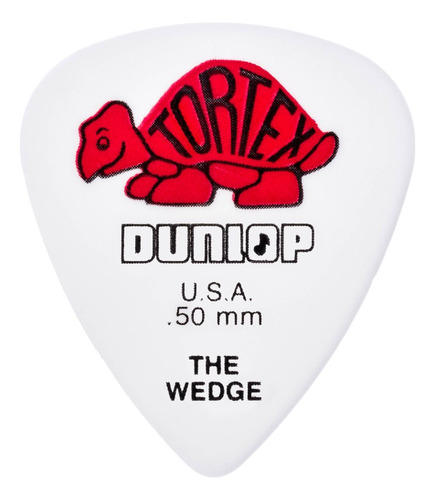 Púas Tortex The Wedge 0.50 Pack X 12 Jim Dunlop 424r