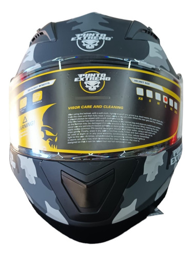 Casco Punto Extremo Militar Abatible 