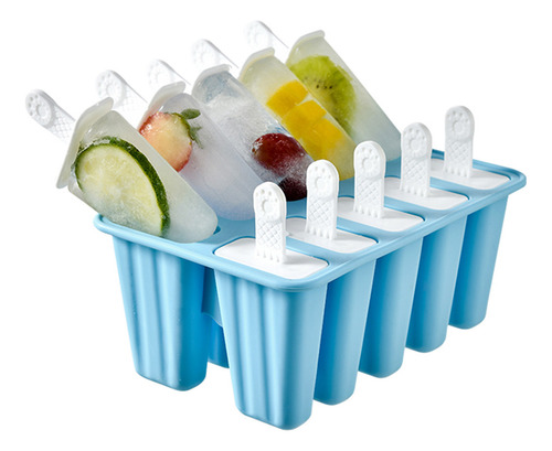 12 Bandejas De Hielo Creativas De Silicona Hechas En Casa Pa