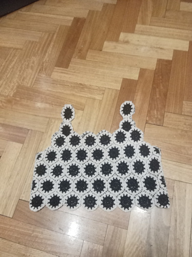 Top Tejido Al Crochet 