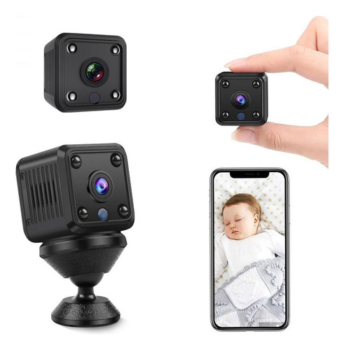 Mini Cámara Wifi Visión Nocturna Detección Movimiento 1080p
