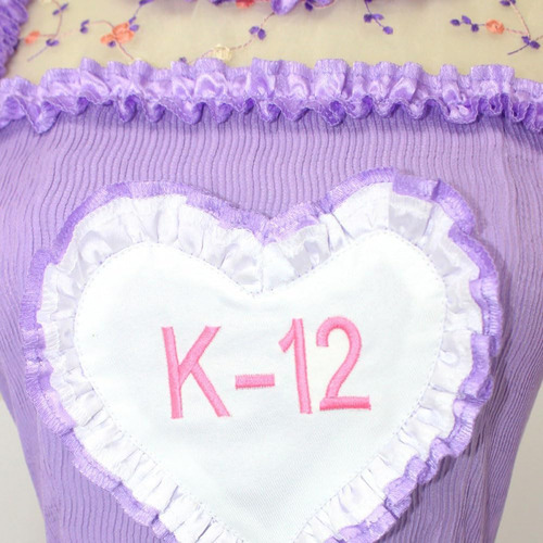 K-12 Disfraz De Cosplay K-12 Vestido Morado Uniforme Traje D