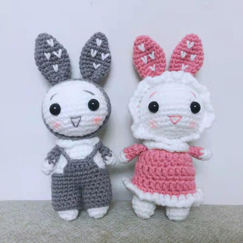 Kit De Ganchillo Conejo Crochet Craft Set Juguete De Tejer A