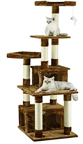 Go Pet Club F206 Cat Tree Condo Scratcher Post Muebles De Ca