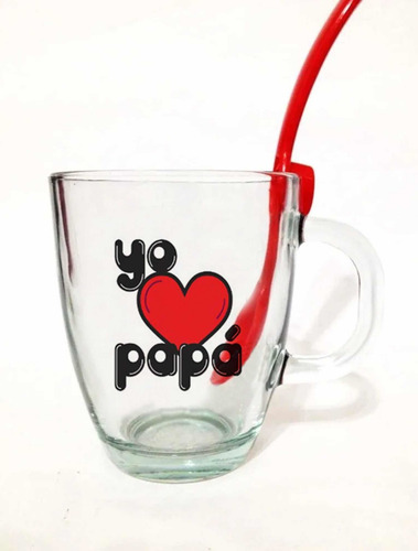Pack 15 Tazas Dia Del Padre +cuchara Para Colgar De Regalo!!