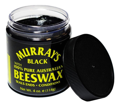 2 Murrays Black Beeswax Cera Para Cabello 4oz
