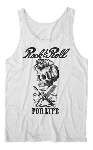 Musculosa Rock N Roll For Life Diseño Exclusivo