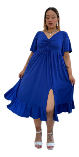 Vestido Modal Plus Size Talle Grande Especial 