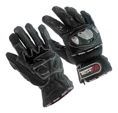 Guante Motociclista Techx2 Fs-154 Con Touch Protección